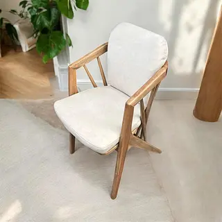 Sillón Nórdico Lino Natural